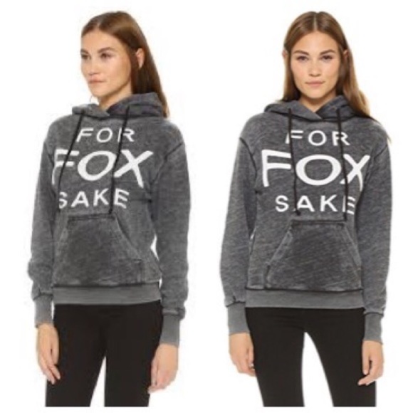 Wildfox FOR FOX SAKE HOODIE SWEATSHIRT WOMENS - Picture 3 of 10